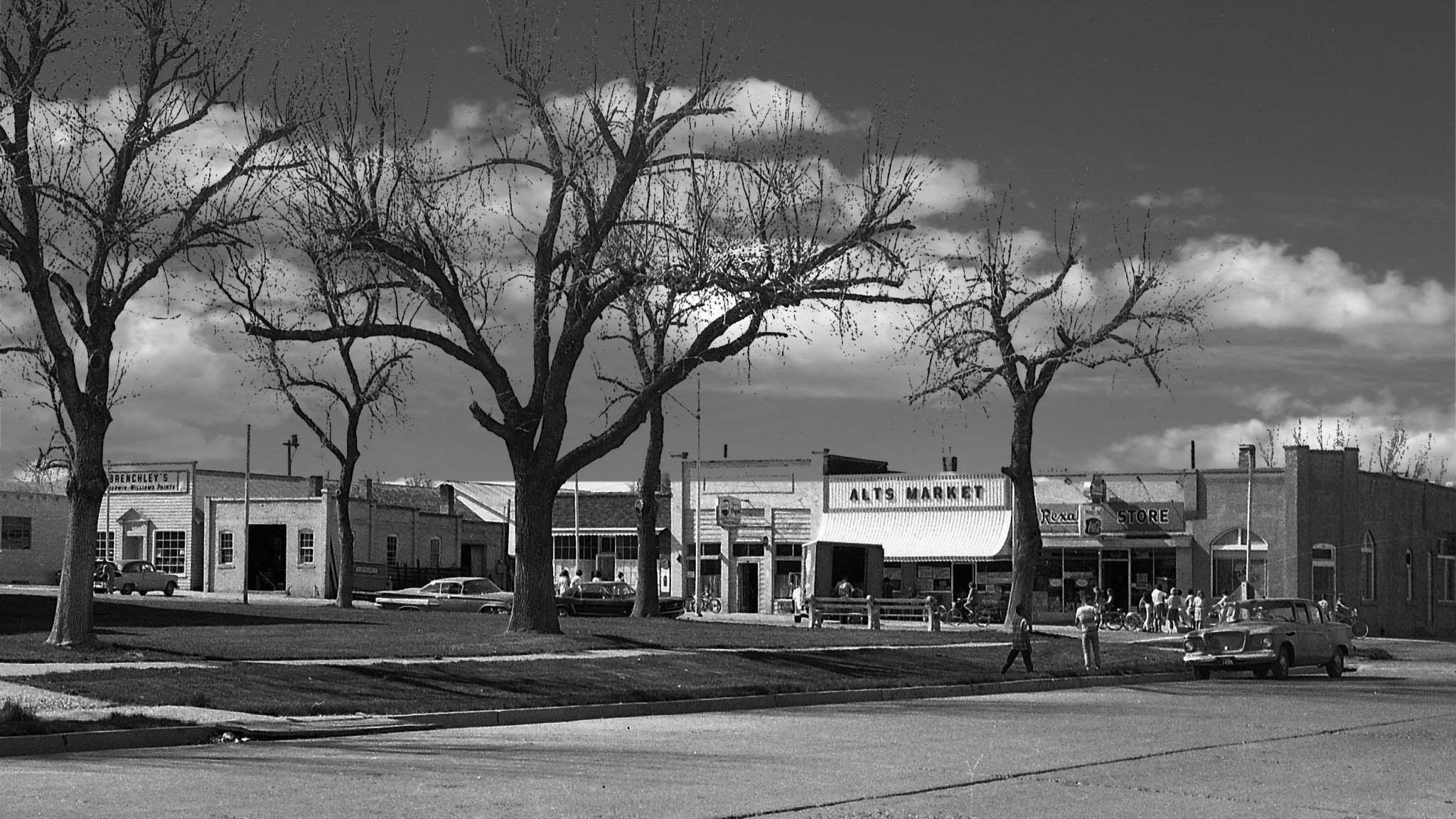 Wellsville Downtown approximately 1965