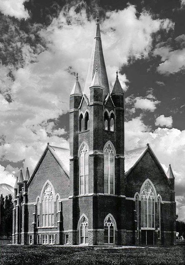 Wellsville Tabernacle built 1908